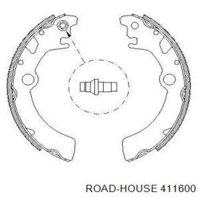 Задние барабанные колодки 411600 Road House