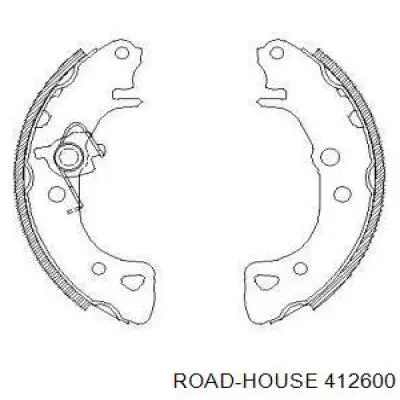 Задние барабанные колодки 412600 Road House