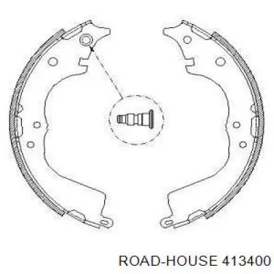 Задние барабанные колодки 413400 Road House