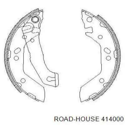 Задние барабанные колодки 414000 Road House