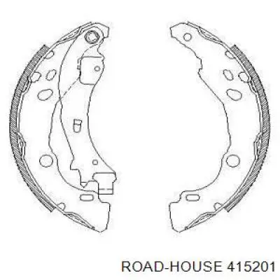 Задние барабанные колодки 415201 Road House