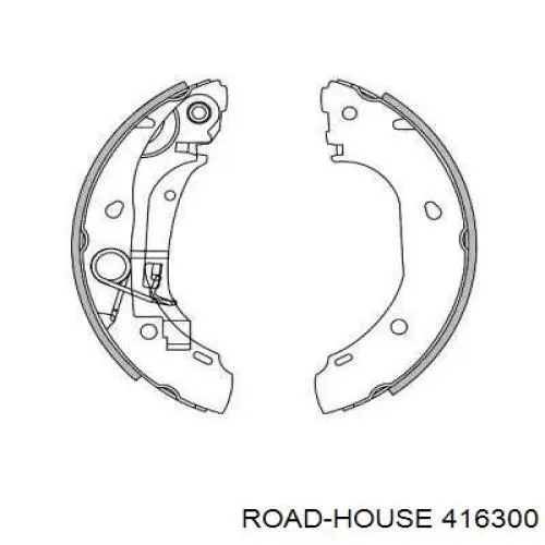 Задние барабанные колодки 416300 Road House