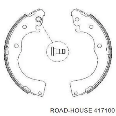 Задние барабанные колодки 417100 Road House