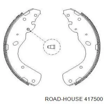 Задние барабанные колодки 417500 Road House