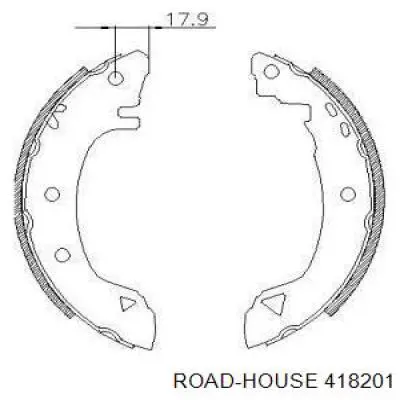 Задние барабанные колодки 418201 Road House