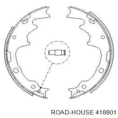 Задние барабанные колодки 418801 Road House