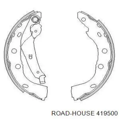 Задние барабанные колодки 419500 Road House