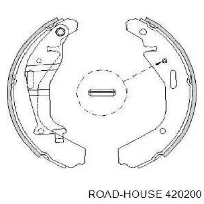 Задние барабанные колодки 420200 Road House