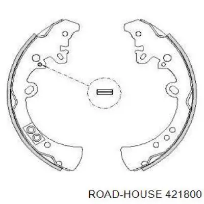 Задние барабанные колодки 421800 Road House