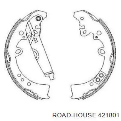 Задние барабанные колодки 421801 Road House