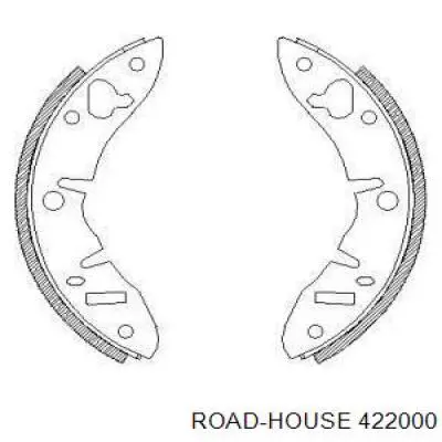 Задние барабанные колодки 422000 Road House