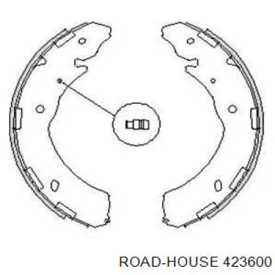 Задние барабанные колодки 423600 Road House