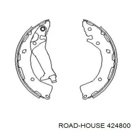 Задние барабанные колодки 424800 Road House