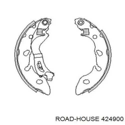 Задние барабанные колодки 424900 Road House