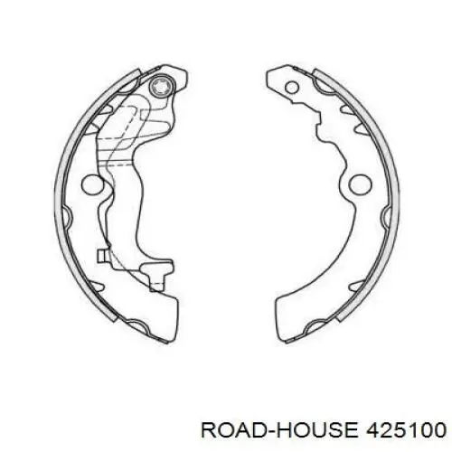 Задние барабанные колодки 425100 Road House