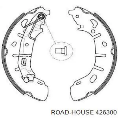 Задние барабанные колодки 426300 Road House