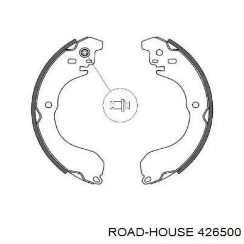 Задние барабанные колодки 426500 Road House