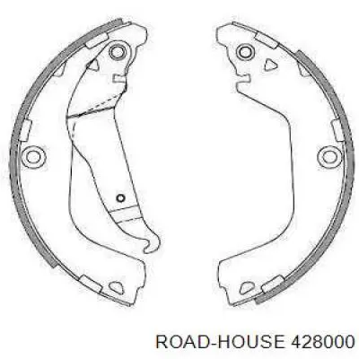 Задние барабанные колодки 428000 Road House