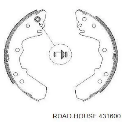 Задние барабанные колодки 431600 Road House