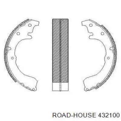 Задние барабанные колодки 432100 Road House