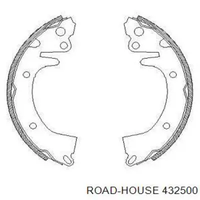 Задние барабанные колодки 432500 Road House