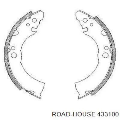 Задние барабанные колодки 433100 Road House