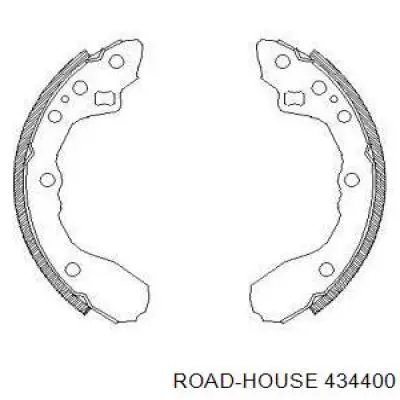 Задние барабанные колодки 434400 Road House