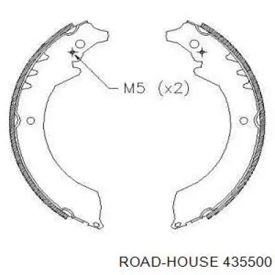 Задние барабанные колодки 435500 Road House