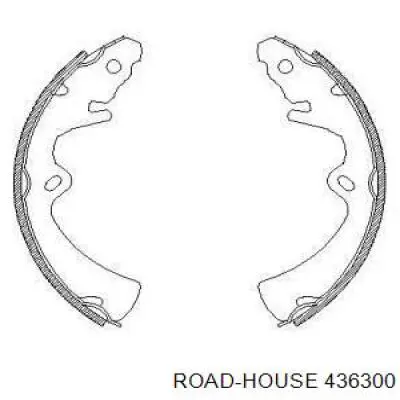 Задние барабанные колодки 436300 Road House