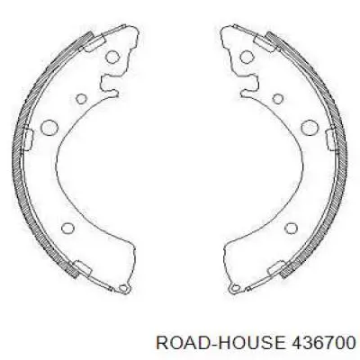 Задние барабанные колодки 436700 Road House