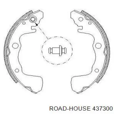 Задние барабанные колодки 437300 Road House