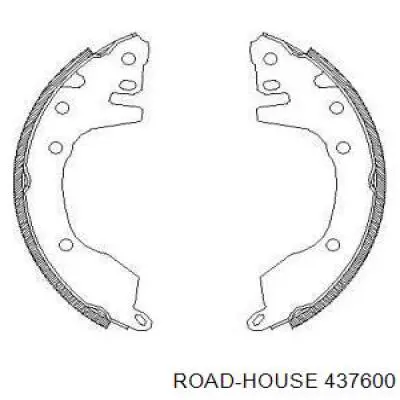 Задние барабанные колодки 437600 Road House