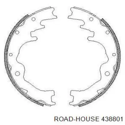 Задние барабанные колодки 438801 Road House