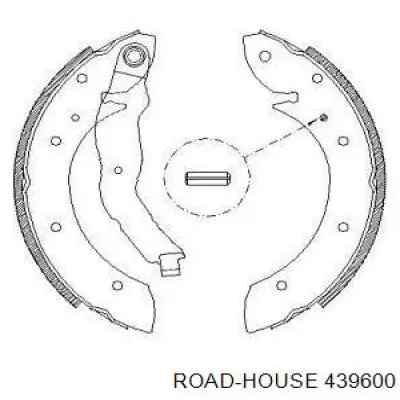 Задние барабанные колодки 439600 Road House