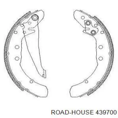 Задние барабанные колодки 439700 Road House