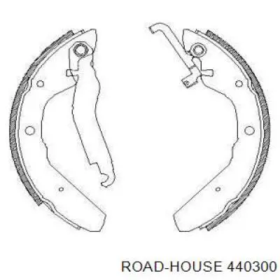 Задние барабанные колодки 440300 Road House