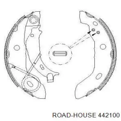 Задние барабанные колодки 442100 Road House