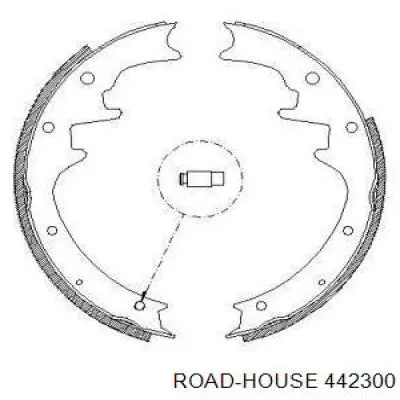 Задние барабанные колодки 442300 Road House