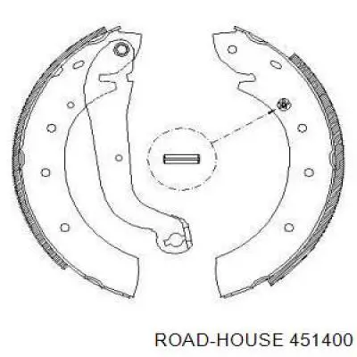 Задние барабанные колодки 451400 Road House