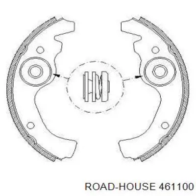 Передние барабанные колодки 461100 Road House