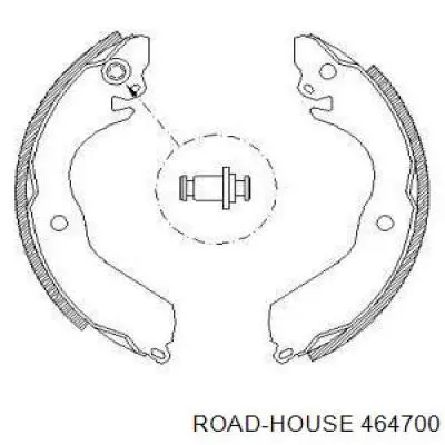 Задние барабанные колодки 464700 Road House