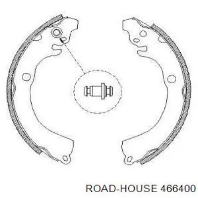 Задние барабанные колодки 466400 Road House