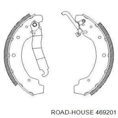 Задние барабанные колодки 469201 Road House