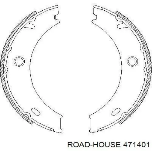 Колодки ручника 471401 Road House