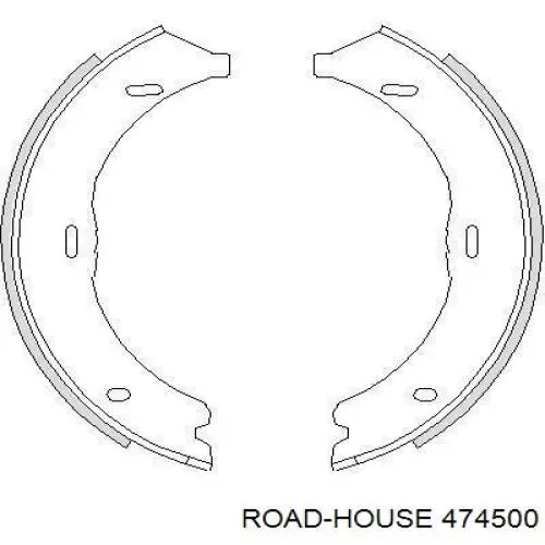 Колодки ручника 474500 Road House