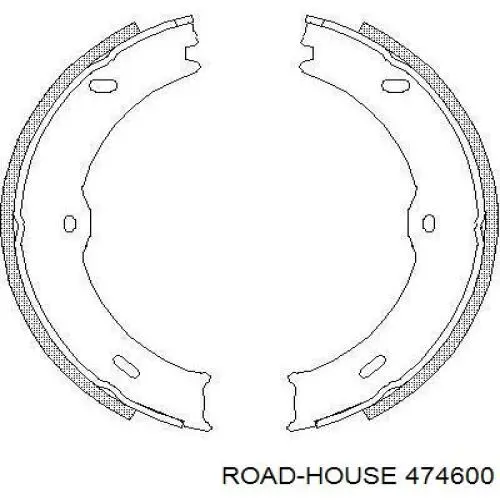 Колодки ручника 474600 Road House