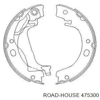 Задние барабанные колодки 475300 Road House