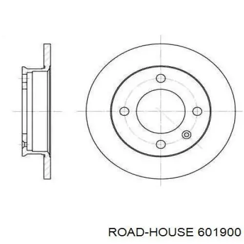 Передние тормозные диски 601900 Road House