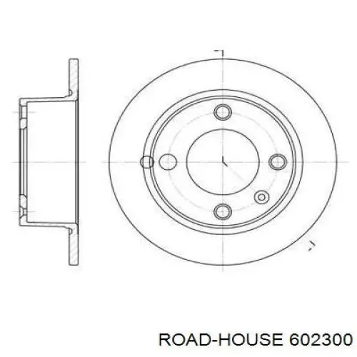 Тормозные диски 602300 Road House