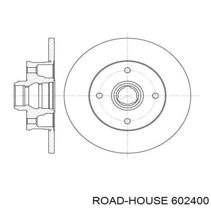 Тормозные диски 602400 Road House